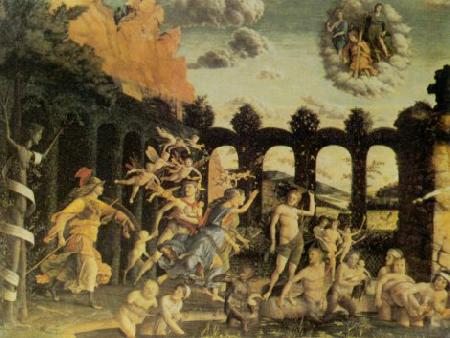 Andrea Mantegna Triumph of the Virtues Norge oil painting art